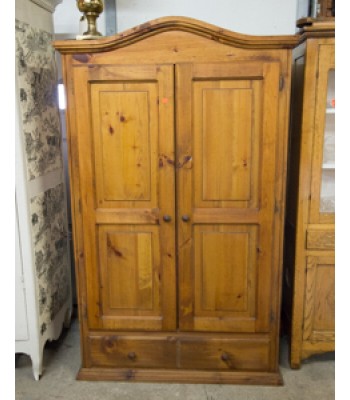 SOLD - Oak Entertainment Armoire