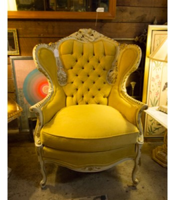 SOLD - Yellow Italianate Chairs