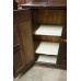 Antique Cupboard with Curved Top and Mirror