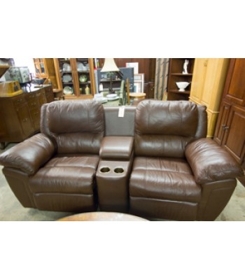 SOLD - Brown Vinyl Theatre Seating