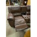 SOLD - Brown Vinyl Theatre Seating