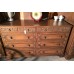 SOLD - Carved Solid Oak bedset