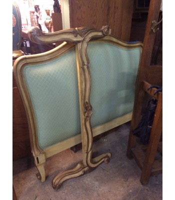 SOLD - French Provincial Upholstered Headboard and Footboard