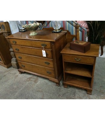 SOLD - Twin Stickley Bedroom Set