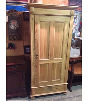 SOLD - Rustic Pine Wardrobe