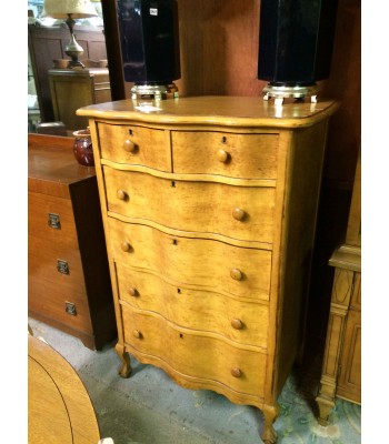 SOLD - Serpentine Dresser