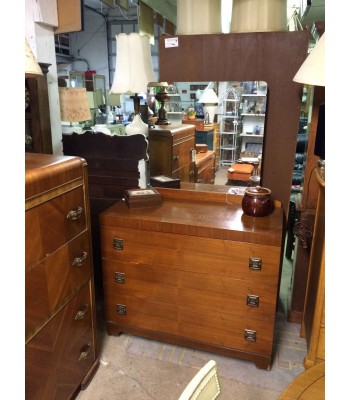 SOLD - Mid-century Dresser with Mirror