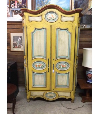 SOLD - Custom Painted Armoire