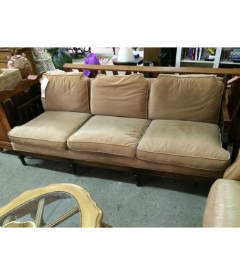 SOLD - Bradington Young Wood Frame Sofa