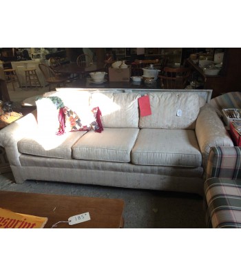 SOLD - Cream Contemporary Sofa