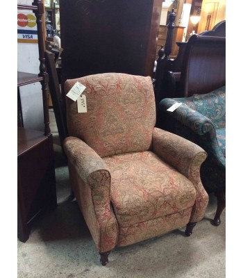 SOLD - Brocade Recliner