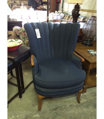 SOLD - Blue Arm Chair