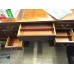 SOLD - Desk with Faux Leather Top