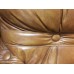 SOLD - Tan Vinyl Arm Chair